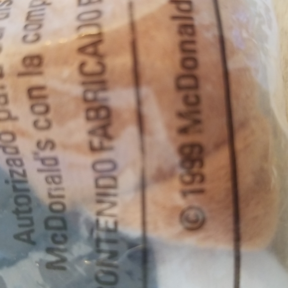 Vintage NEW McDonald's TY Teenie Beanie Baby 1999 - Picture 13 of 13